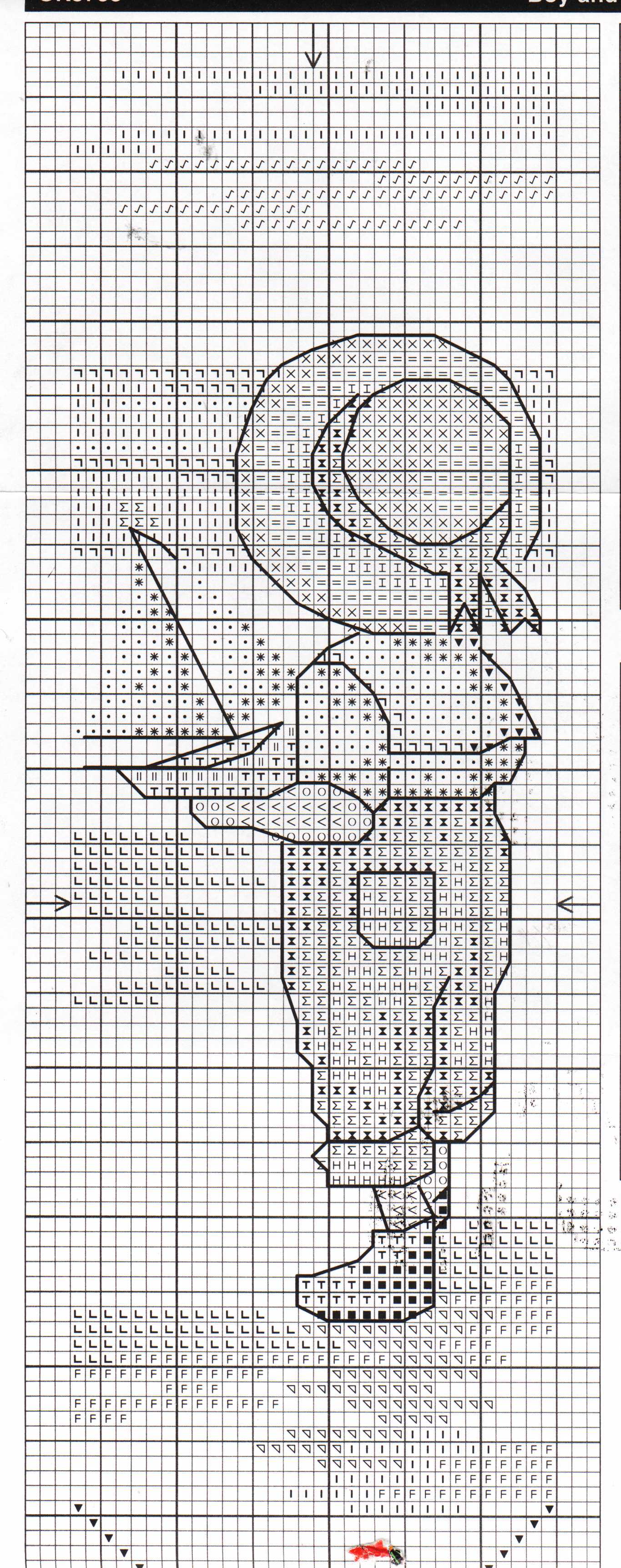 Schema punto croce Palloncino 4