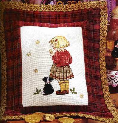 Schema punto croce Piccola Ragazza