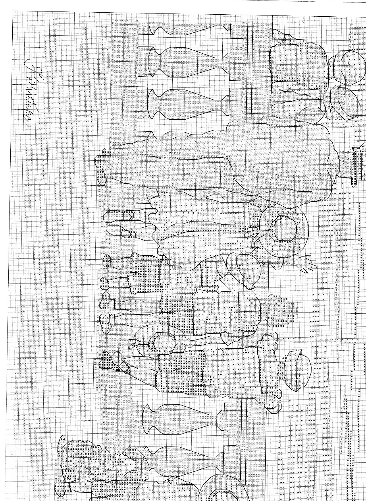 Schema punto croce Ragata 6