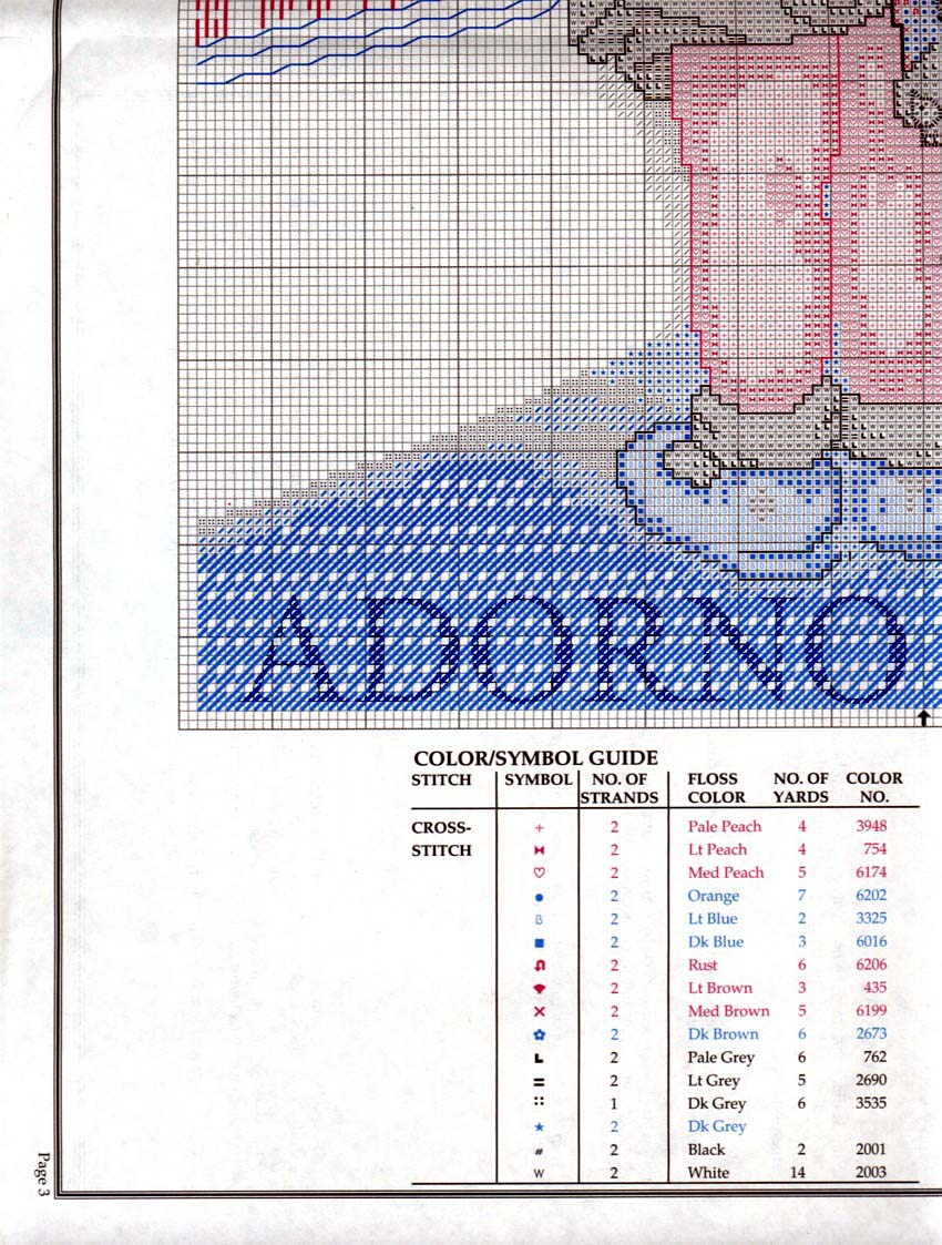 Schema punto croce Ragazza Con Cane 4