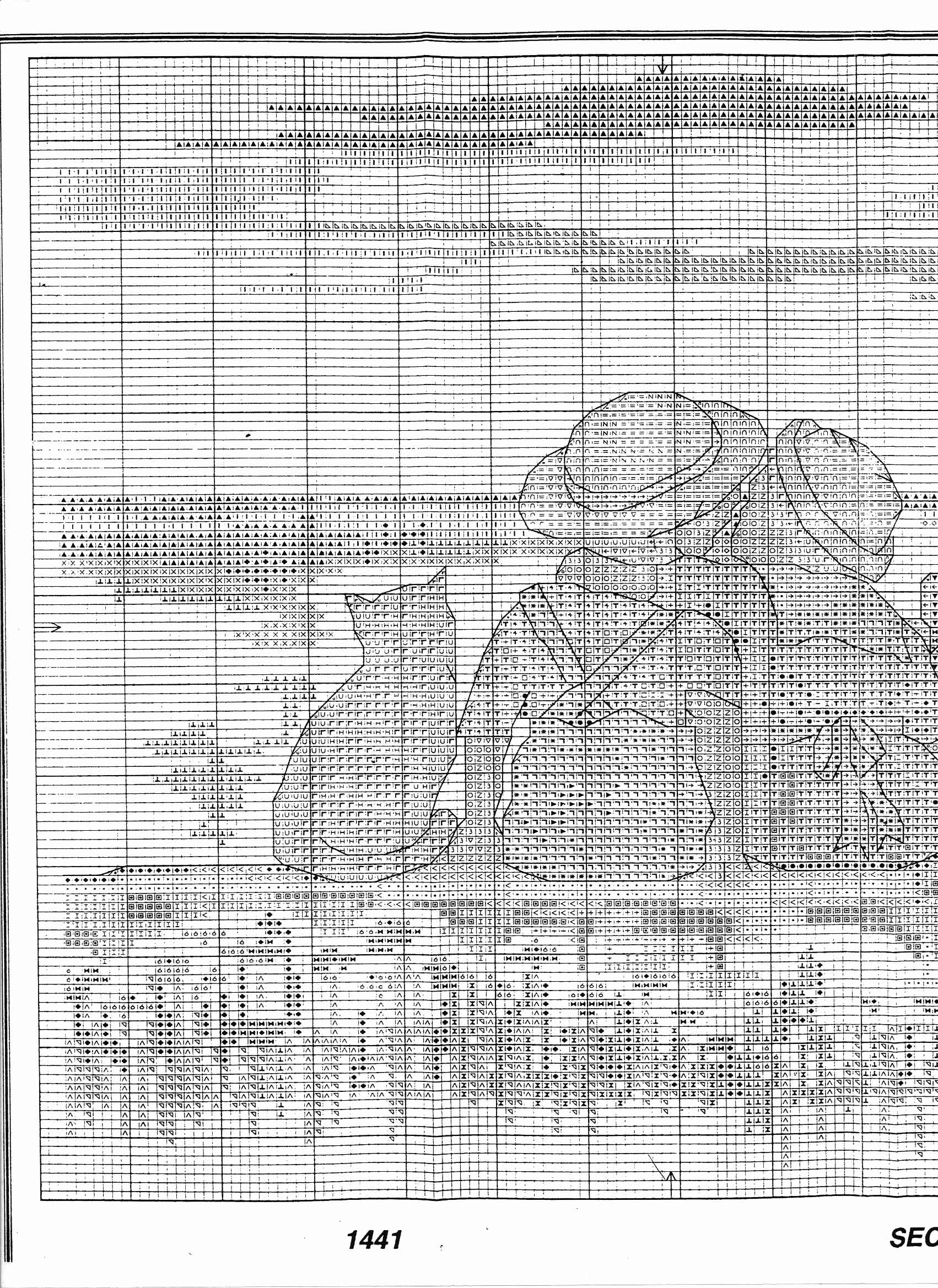Schema punto croce Segreti 2