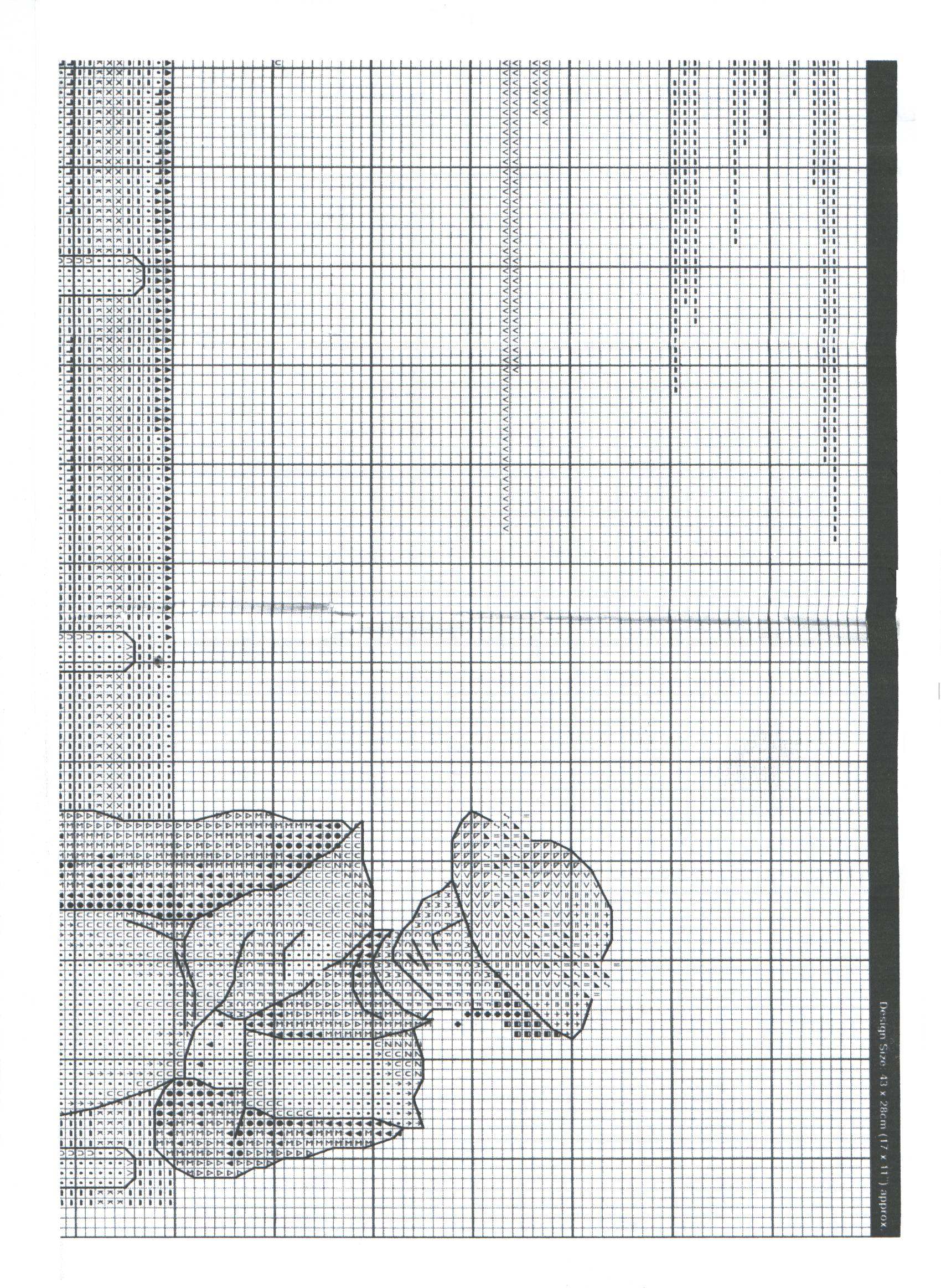 Schema punto croce Seguire Il Leader 2