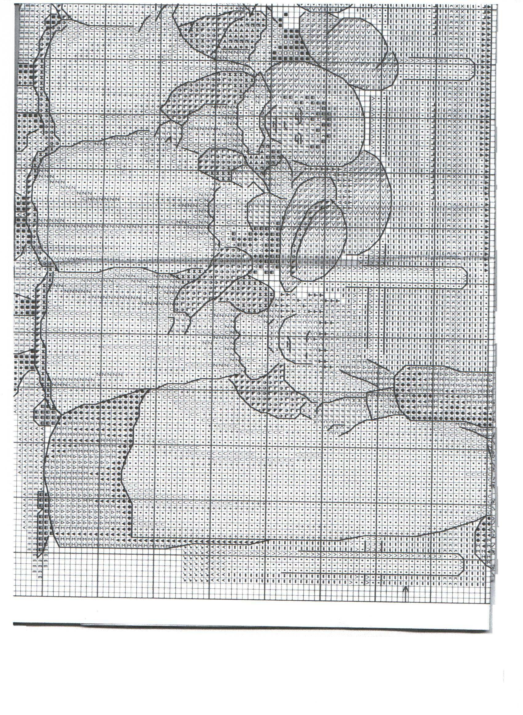 Schema punto croce Seguire Il Leader 5