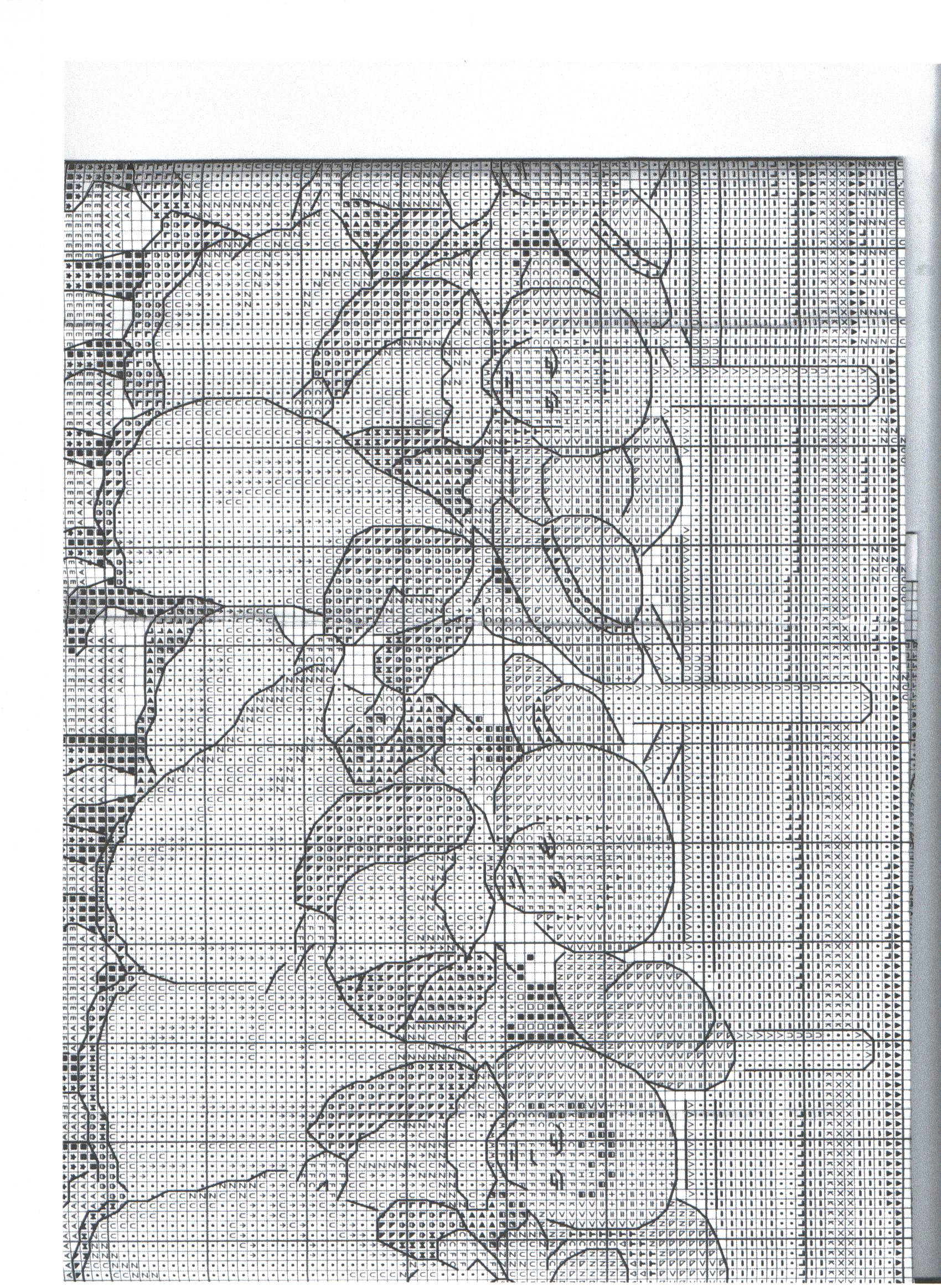 Schema punto croce Seguire Il Leader 6