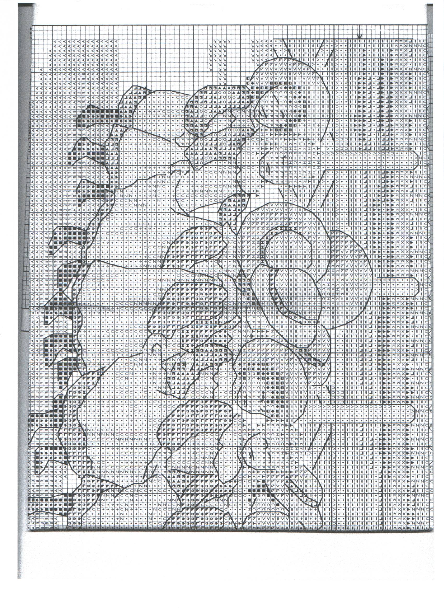 Schema punto croce Seguire Il Leader 7