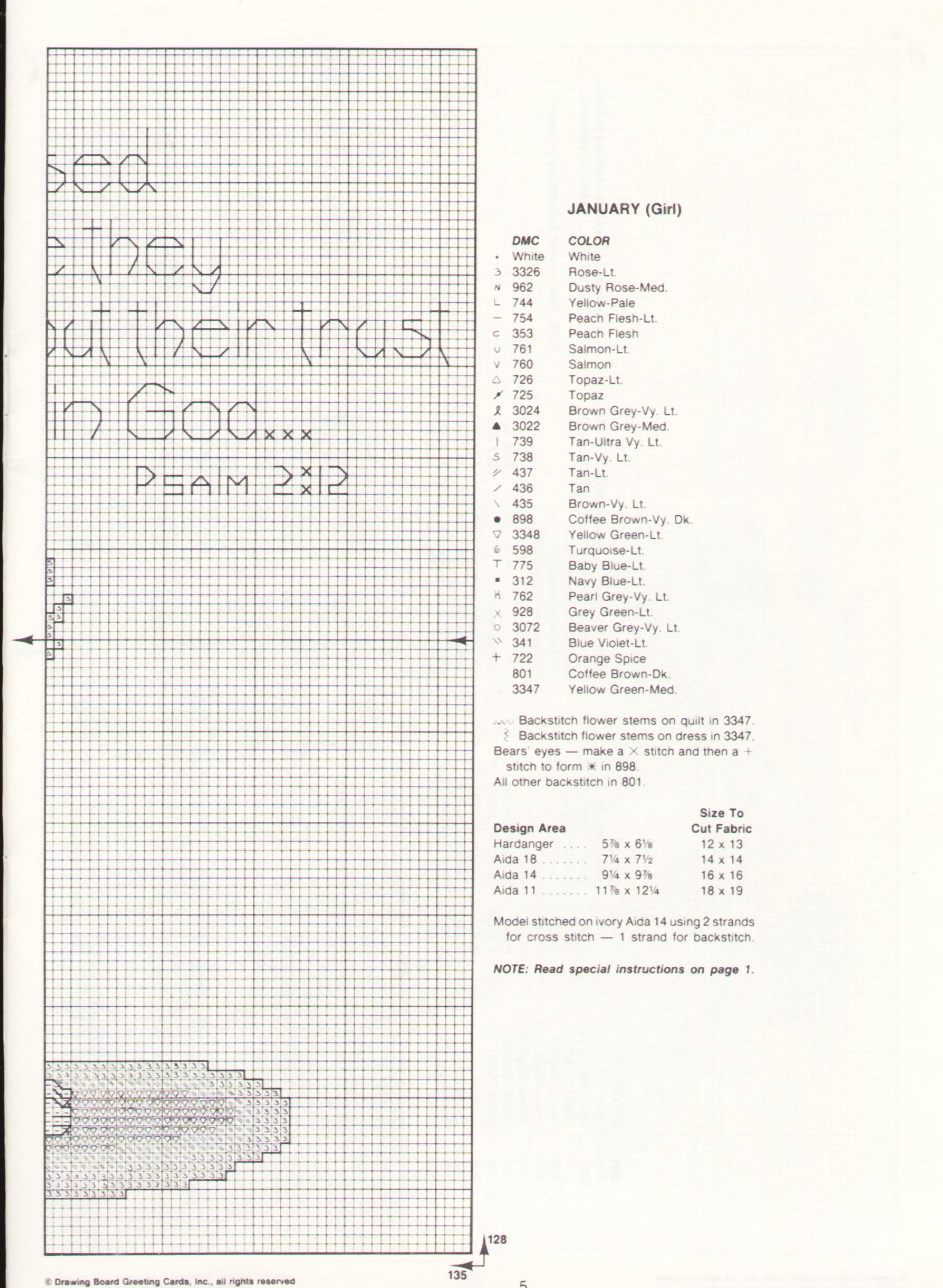 Schema punto croce Signore Nel Cielo 10