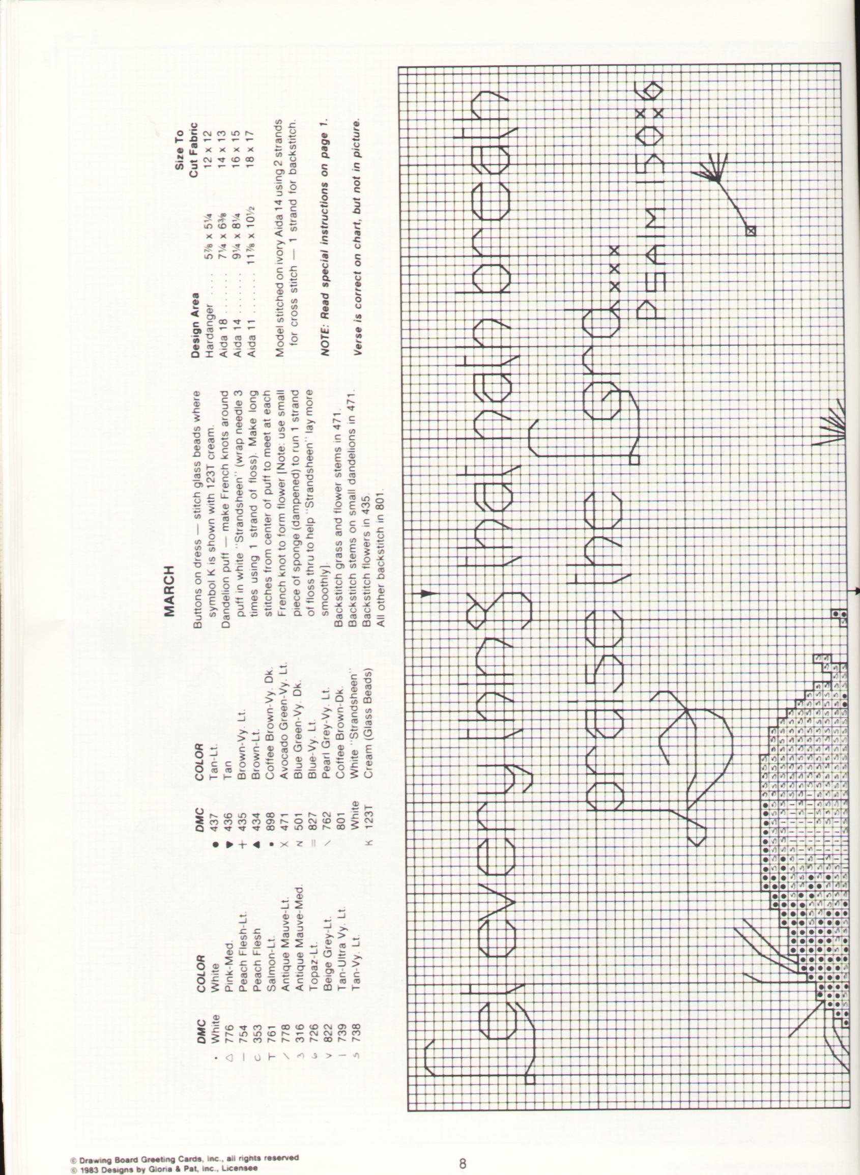 Schema punto croce Signore Nel Cielo 13