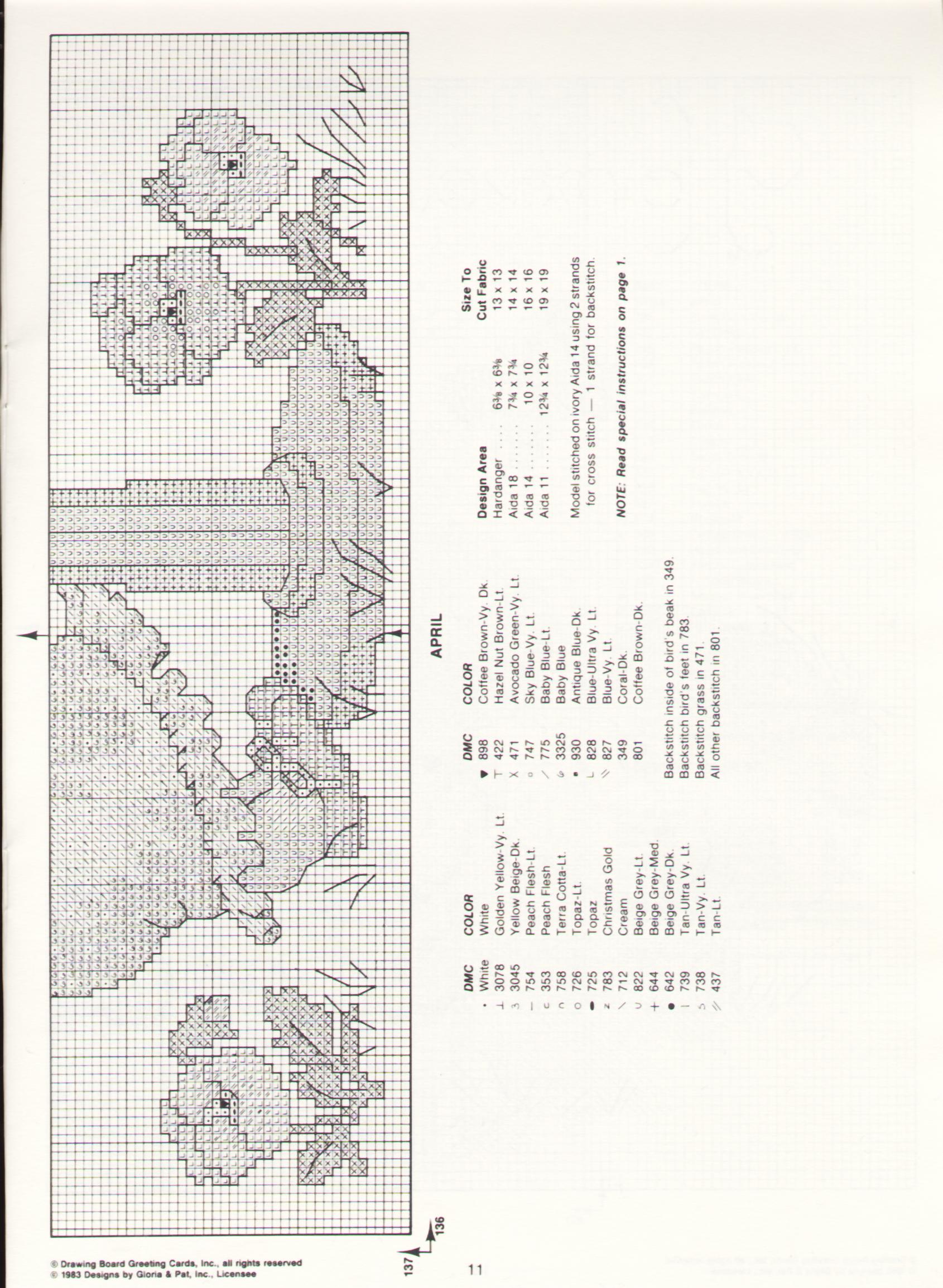 Schema punto croce Signore Nel Cielo 16