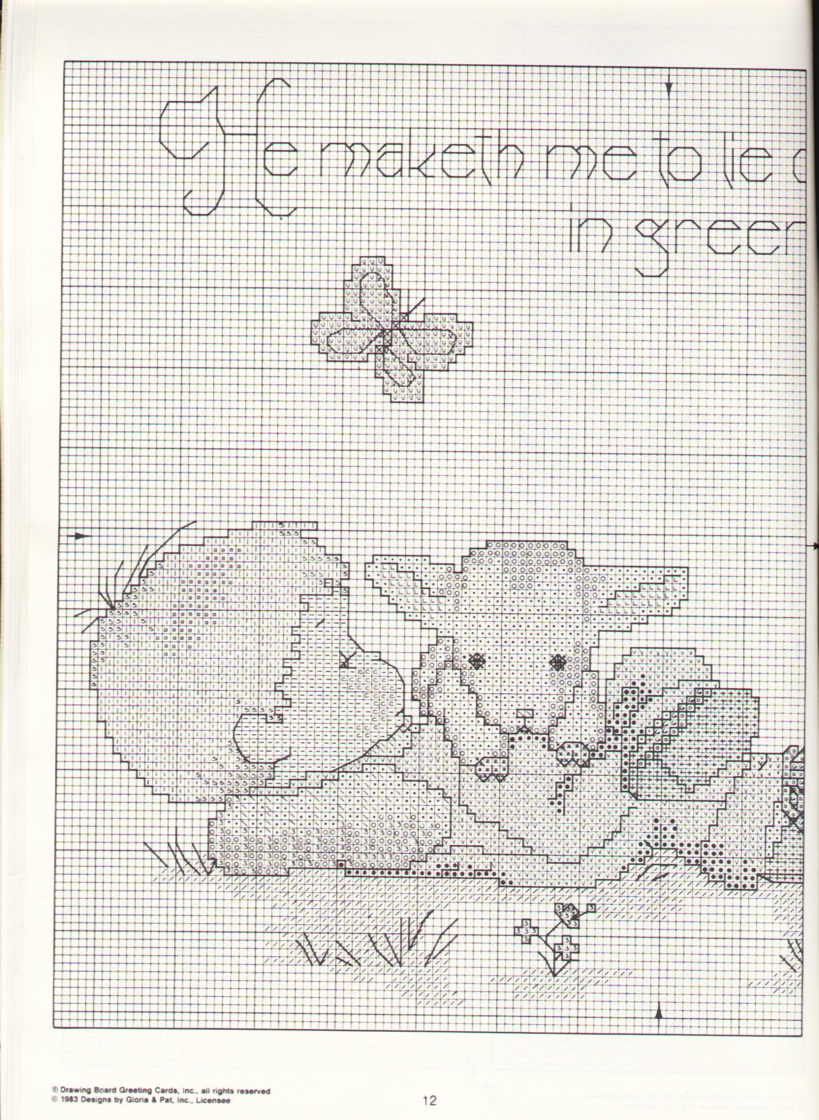 Schema punto croce Signore Nel Cielo 17