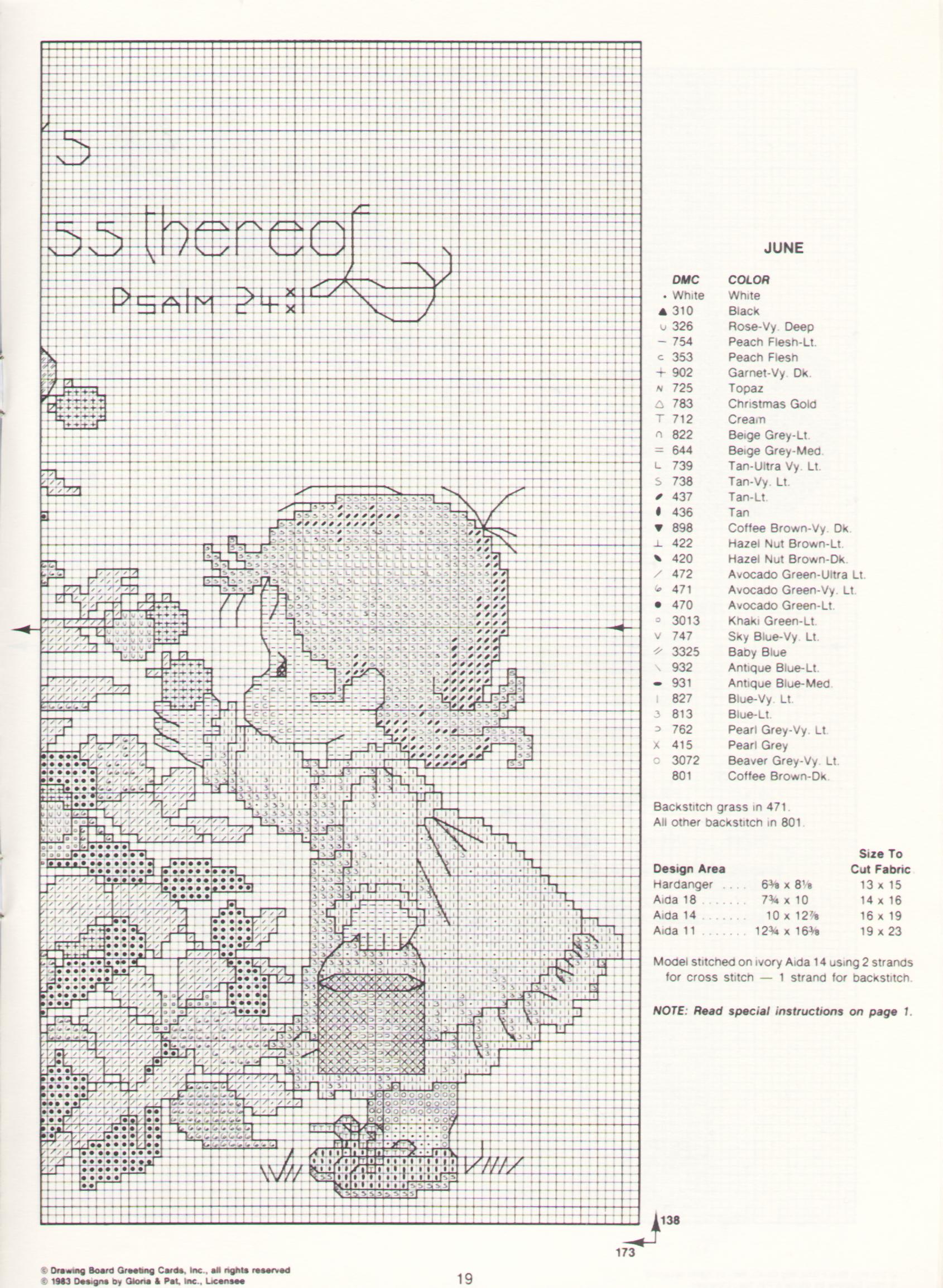 Schema punto croce Signore Nel Cielo 20