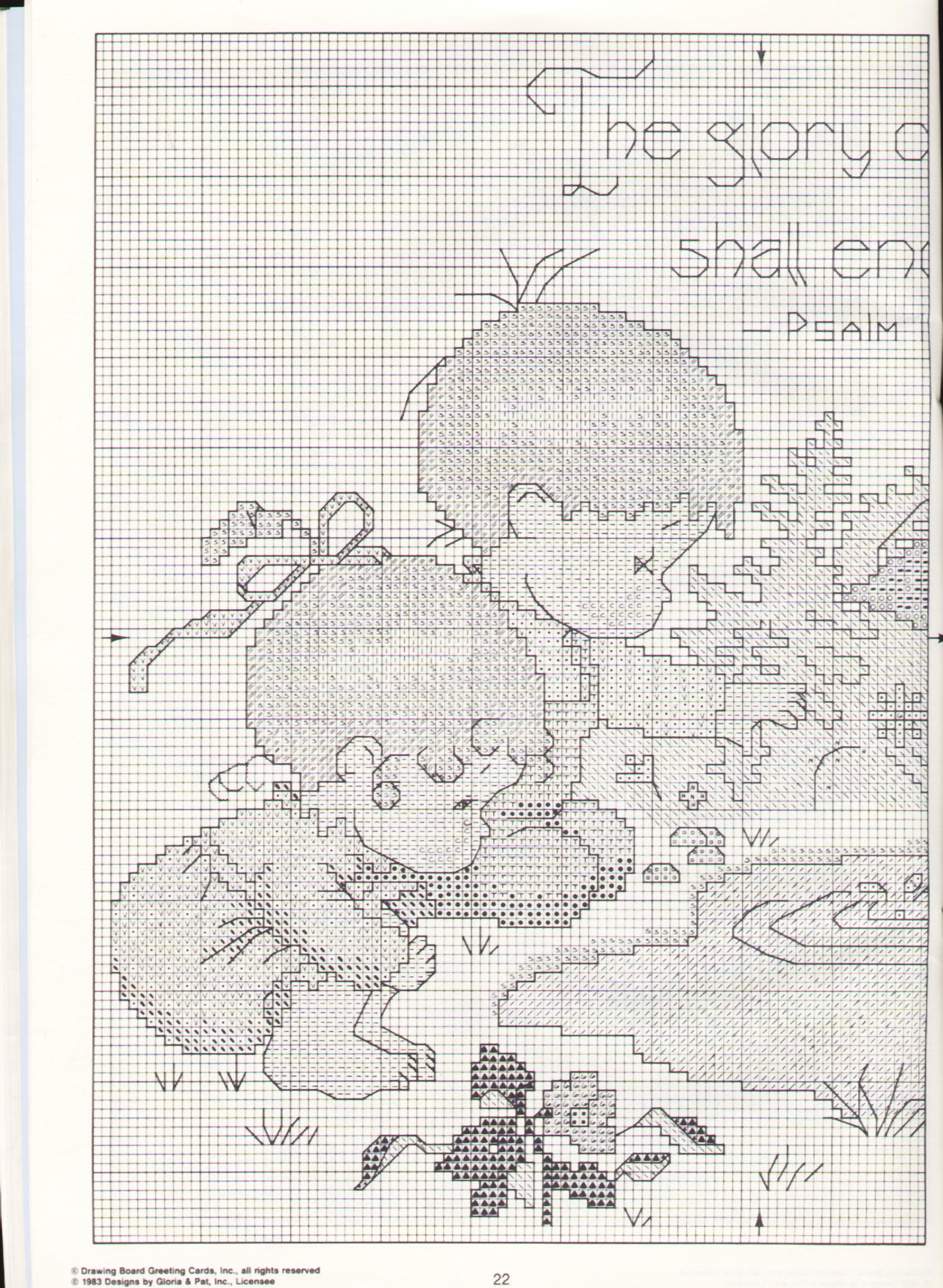 Schema punto croce Signore Nel Cielo 23