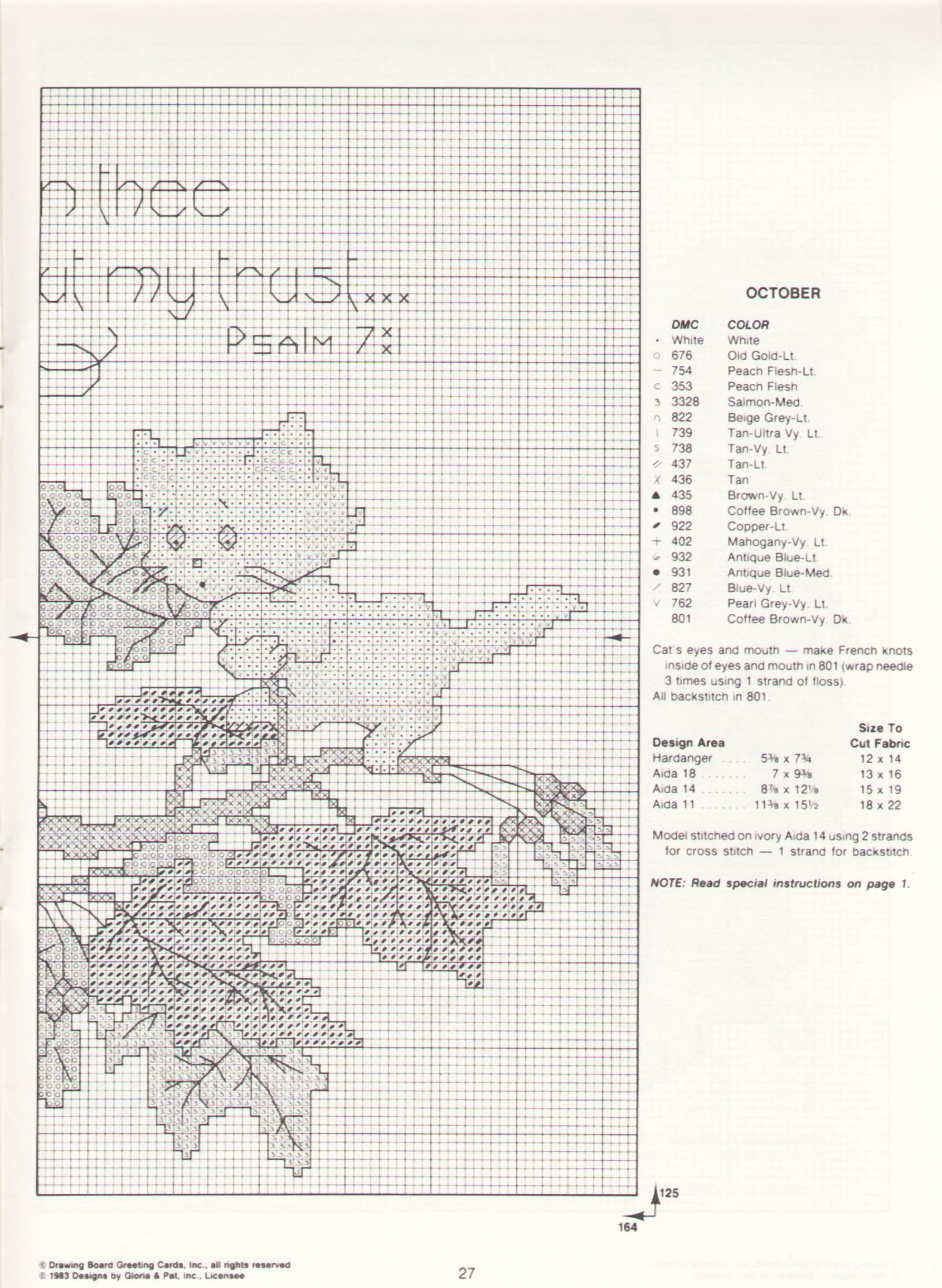 Schema punto croce Signore Nel Cielo 28