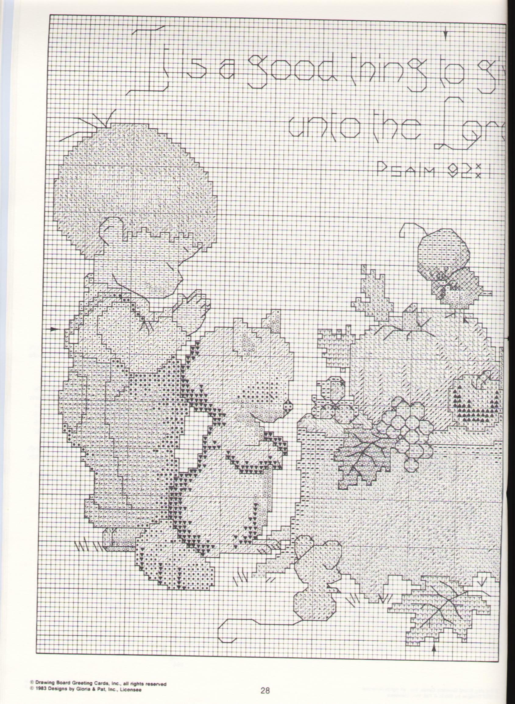 Schema punto croce Signore Nel Cielo 29