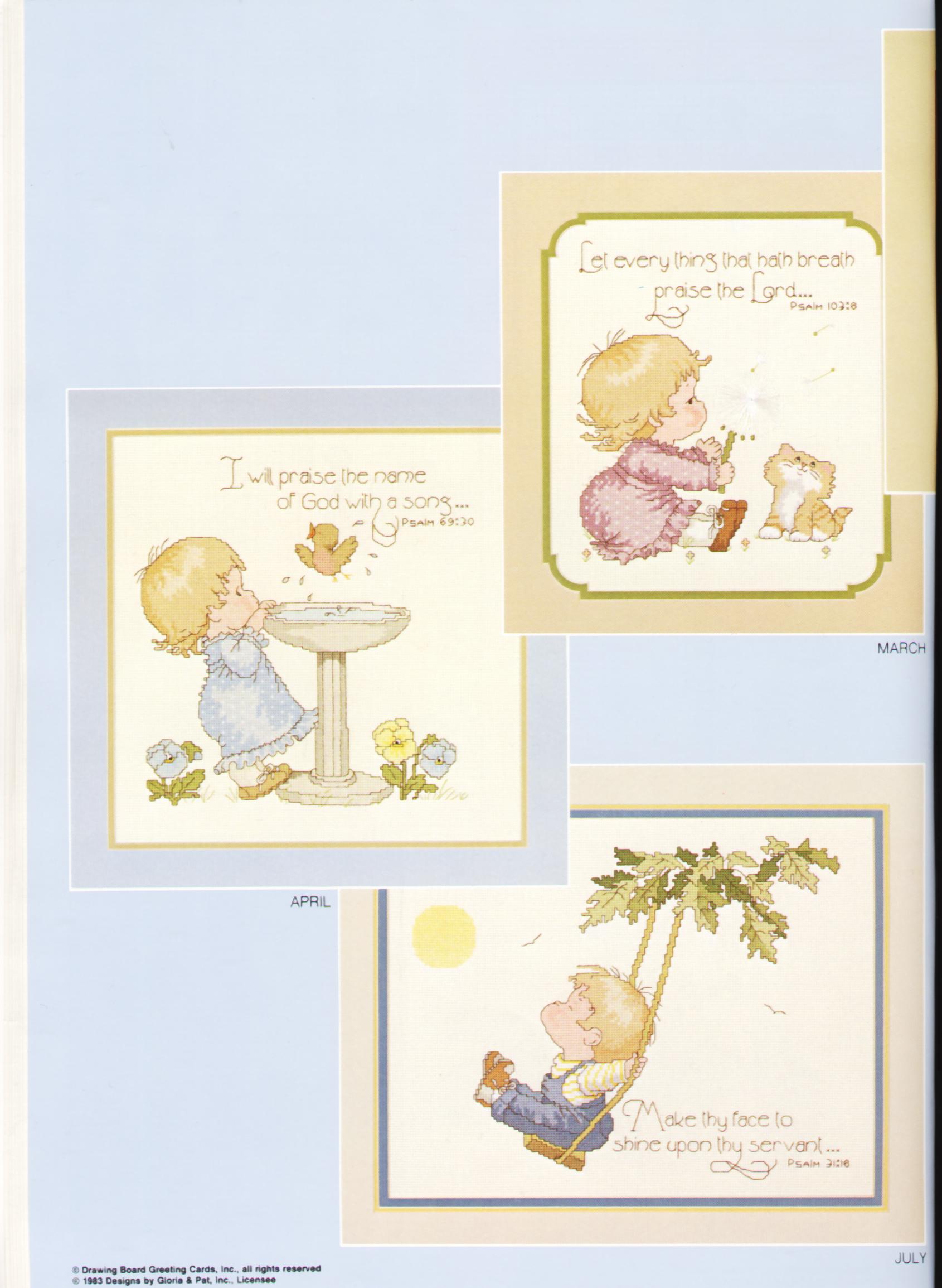 Schema punto croce Signore Nel Cielo 3