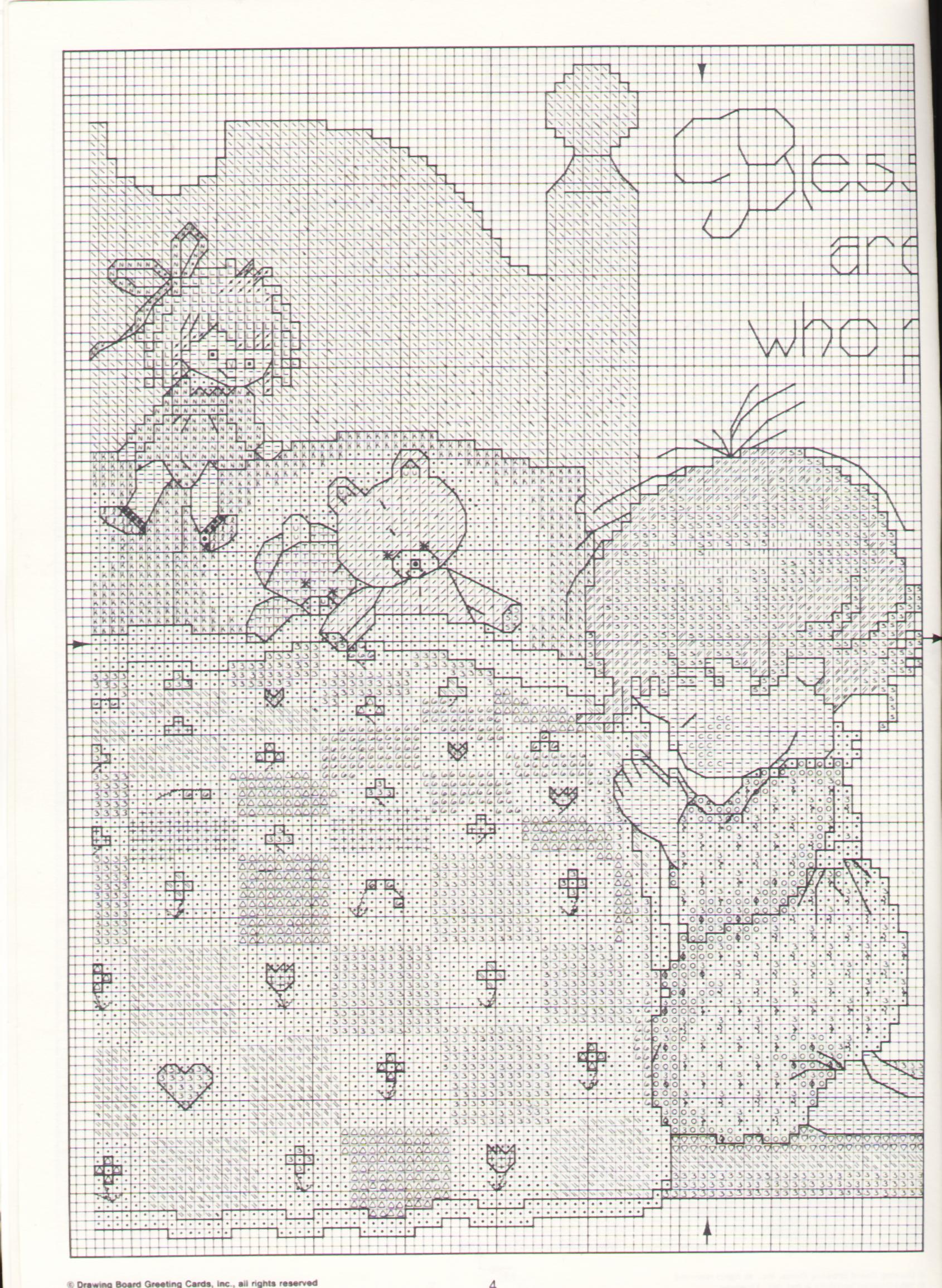 Schema punto croce Signore Nel Cielo 9