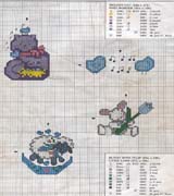 Schema punto croce Baby 3