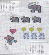 Schema punto croce Baby 4