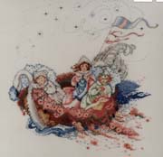 Schema punto croce Baby Boat 1