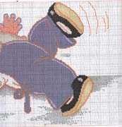 Schema punto croce Baci Da Cane 2