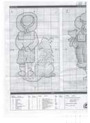 Schema punto croce Bigliettini 1