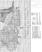 Schema punto croce Bimba Agosto 3