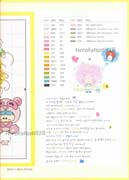 Schema punto croce Bimba Panda 3