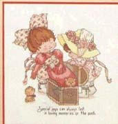 Schema punto croce Bimbe Marzo 1