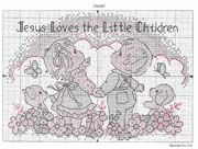 Schema punto croce Bimbi Per Mano 1b