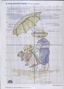 Schema punto croce Bimbi Spiaggia 1b