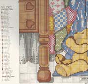 Schema punto croce Bimbo Prega 4