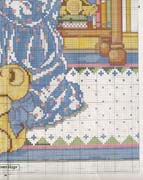 Schema punto croce Bimbo Prega 5