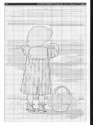 Schema punto croce Bimbo Spalle 1b