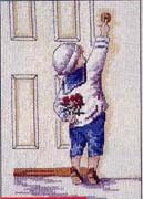 Schema punto croce Bimbo Suona Il Campanello 1