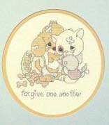 Schema punto croce Cane E Gatto 1