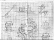 Schema punto croce Castelli Di Sabbia 2