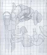 Schema punto croce Castello Di Sabbia 3