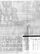 Schema punto croce Celebrazione 9