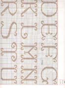 Schema punto croce Corredino 36