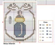 Schema punto croce Corredino 8
