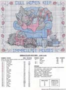 Schema punto croce Home And Heart 6