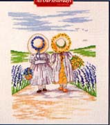 Schema punto croce In Giardino 1