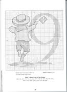 Schema punto croce Numeri Bimbi 11