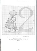 Schema punto croce Numeri Bimbi 5