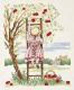 Schema punto croce Raccogliere Mele 1