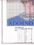 Schema punto croce Ragazza Con Cane 4