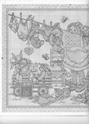 Schema punto croce Ragazza Stende 2