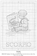 Schema punto croce Segni Zodiacali 13
