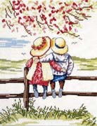 Schema punto croce Sulla Staccionata 1