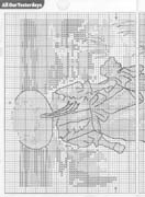 Schema punto croce Teddy 7