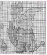 Schema punto croce Tre Nani 3